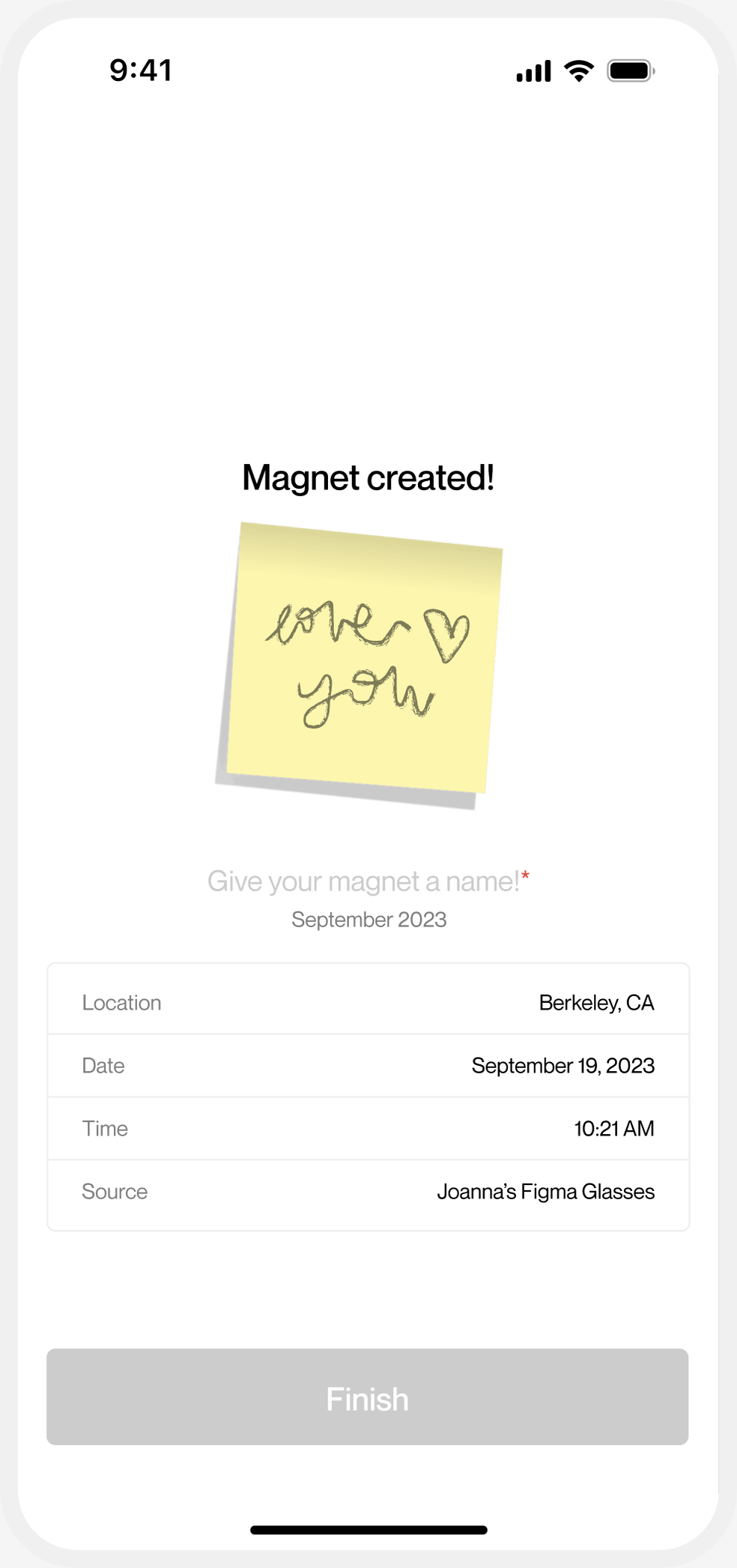 Magnets creating — Name your magnet
