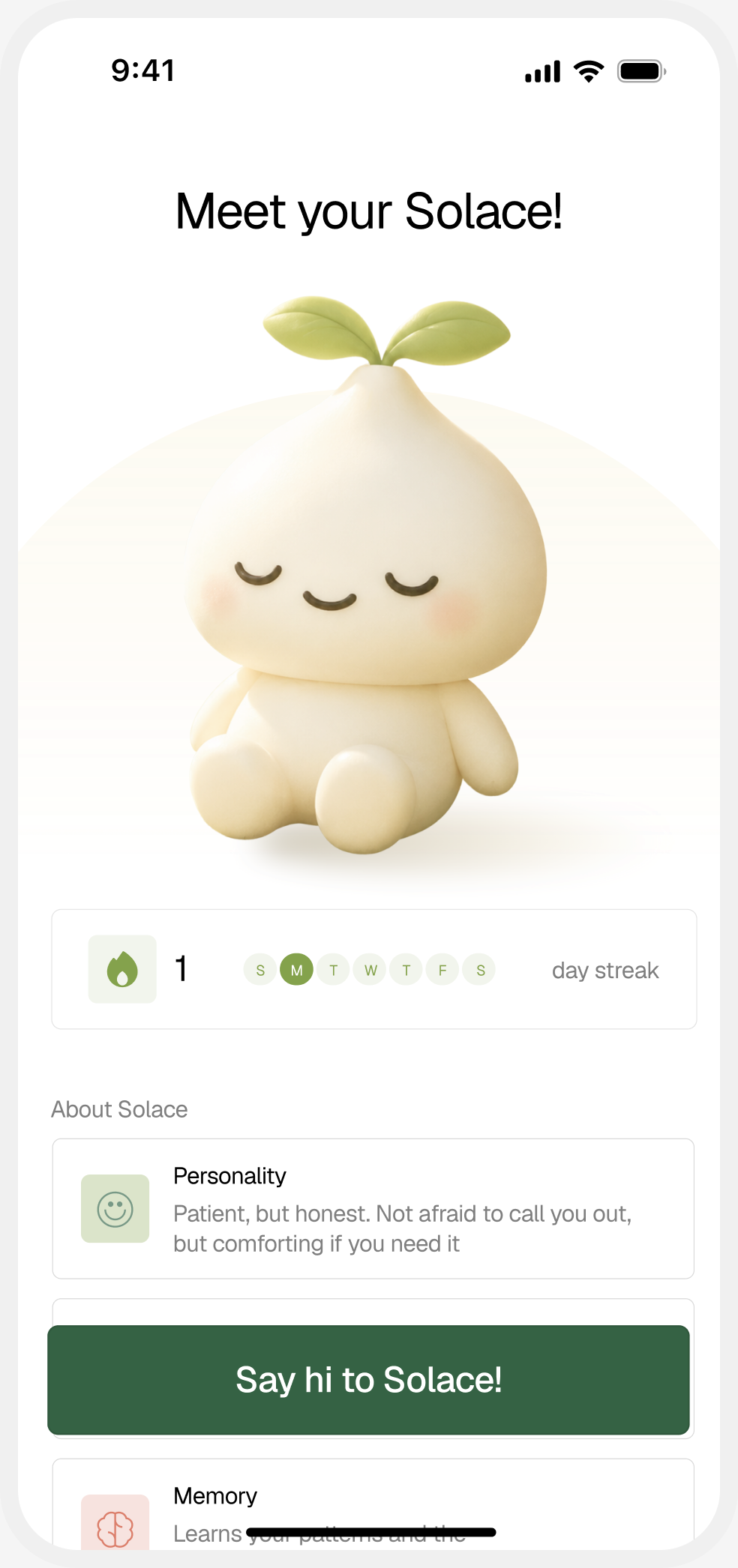Solace — meet your companion